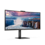 AOC V5 CU34V5CW computerskærm 86,4 cm (34") 3440 x 1440 pixel Wide Quad HD LED Sort