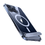 Torras UPRO Pstand Case til iPhone 15 Pro Max (gennemsigtig)