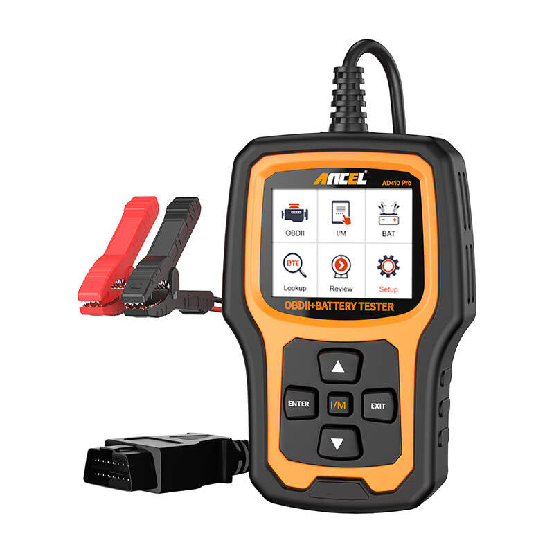 2in1 Diagnostisk Scanner OBD2 og Batteri Tester Ancel AD410 PRO