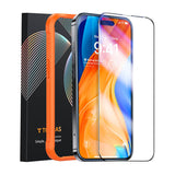 Hærdet glas til iPhone 15 Torras Install Master