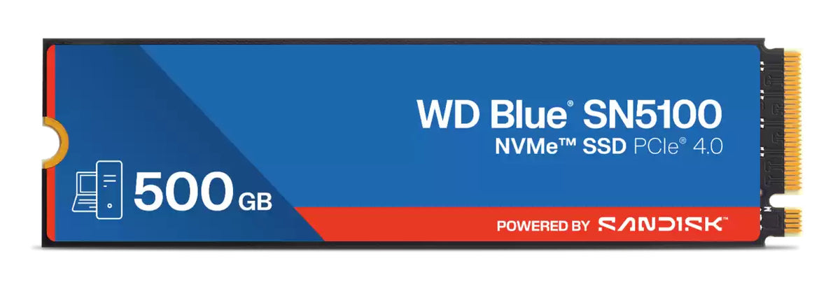 WD Blue SSD SN5100 500GB M.2 PCI Express 4.0 (NVMe)