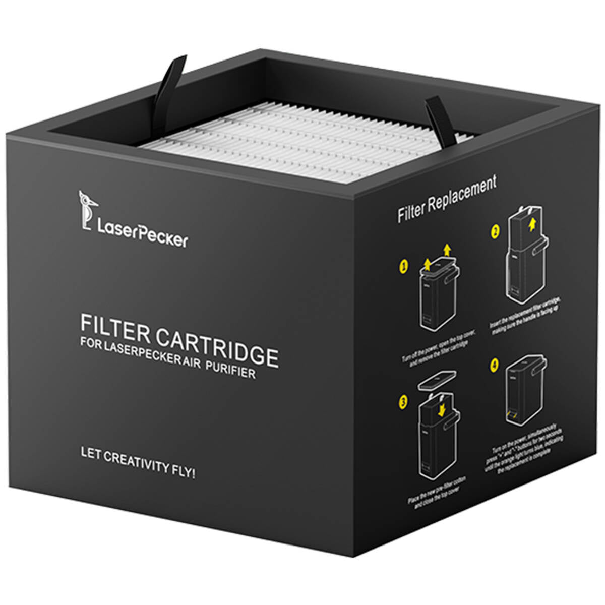 LaserPecker Air Purifier røg kanister filter