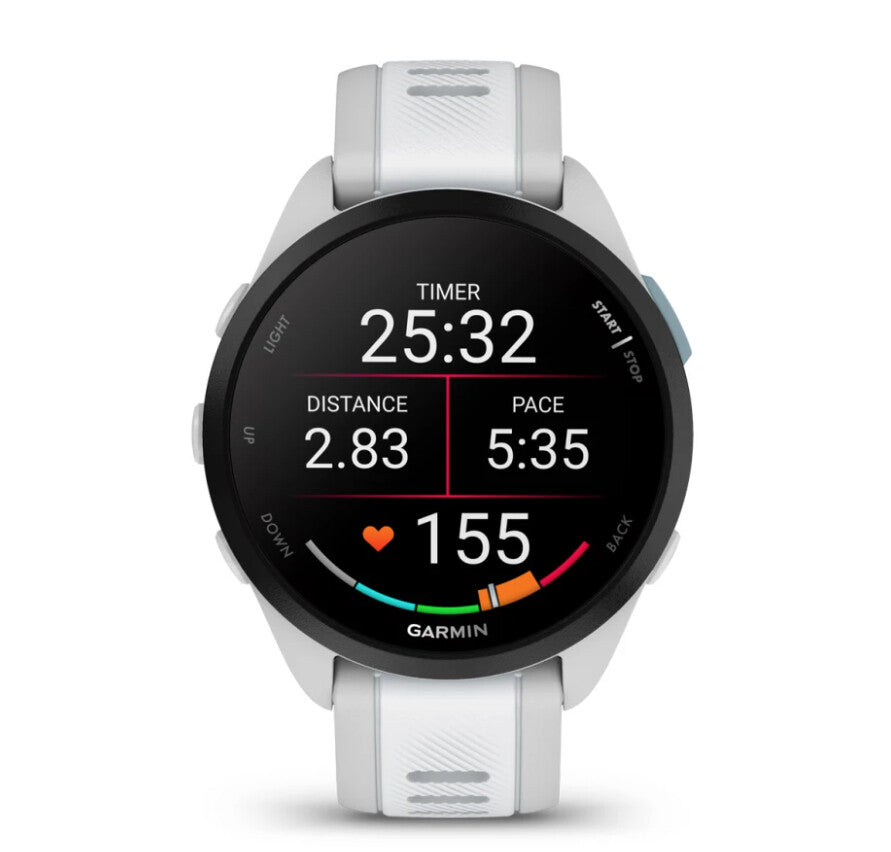 Garmin Forerunner 165 3,05 cm (1.2") AMOLED 43 mm Digital 390 x 390 pixel Berøringsskærm Grå GPS (satellit)