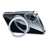 Torras Ostand Pro Case til iPhone 16 (gennemsigtig)