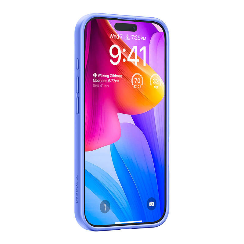 Torras Ostand Pro Case til iPhone 16 (blå)