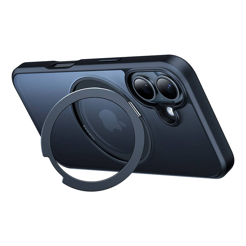 Torras Ostand Pro Case til iPhone 16 Plus (Sort)