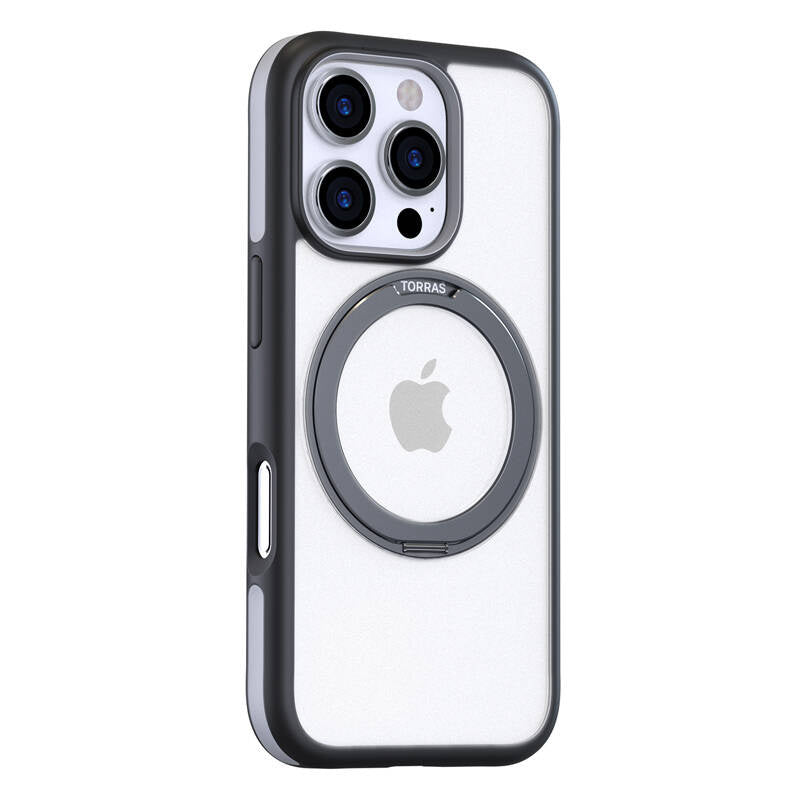 Torras Ostand R Fusion Case til iPhone 16 Pro Max (Sort)