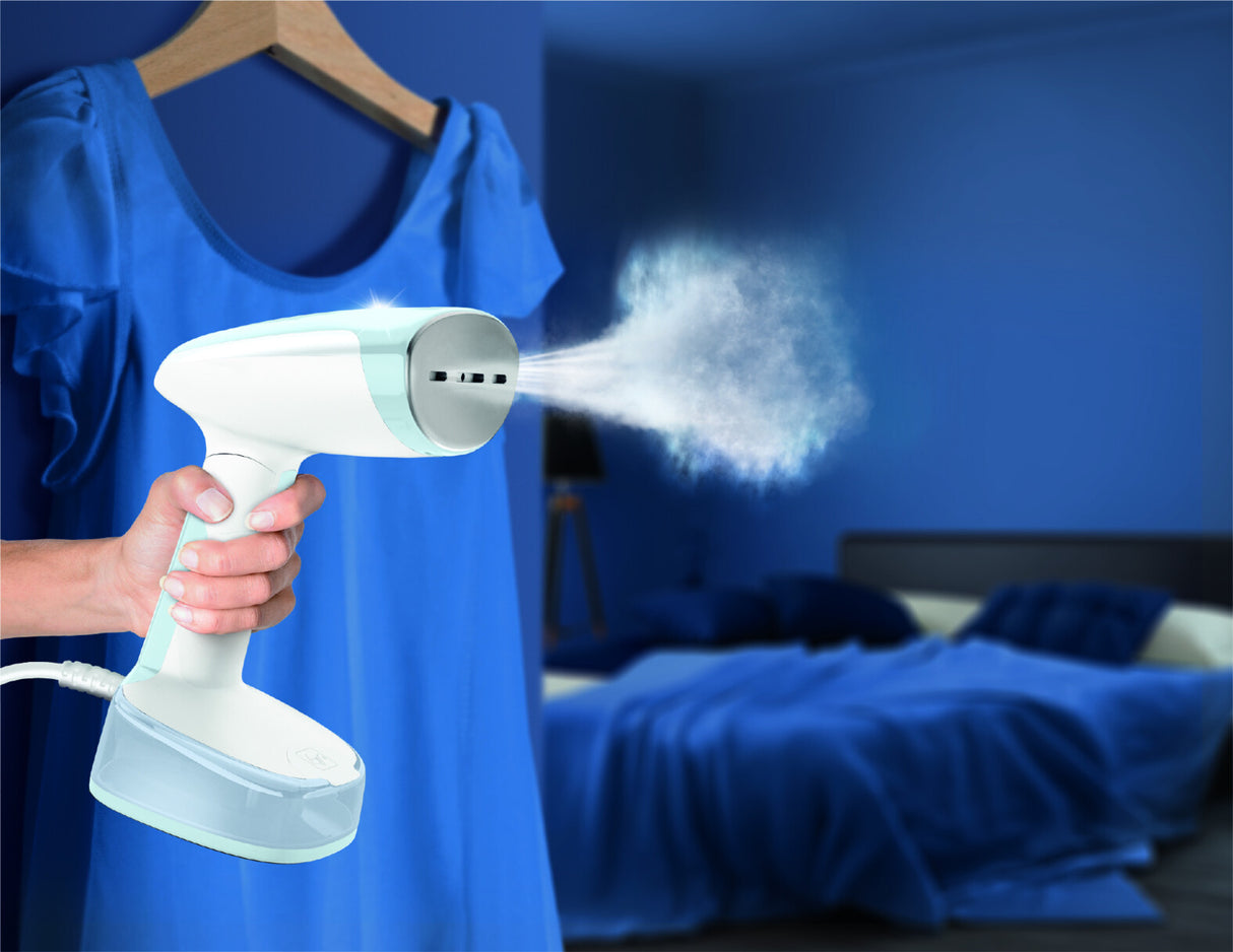 Tefal Access Steam Pocket DT3041 Håndholdt beklædningsdamper 1300 W Blå, Hvid