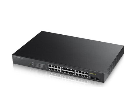 Zyxel GS1900-24HP Administreret Gigabit Ethernet (10/100/1000) 1U Sort