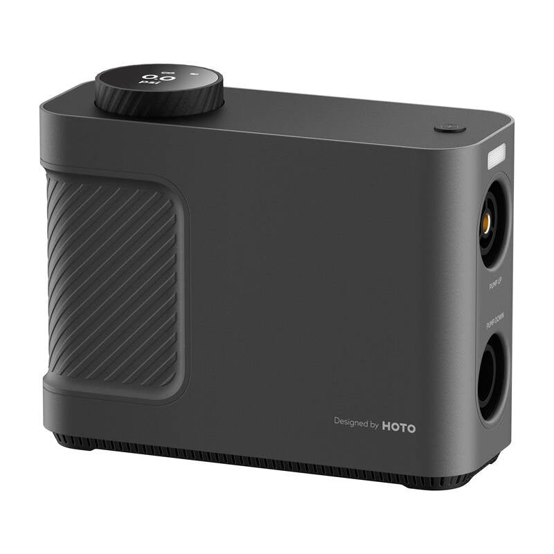 Bærbar kompressor, pumpe HOTO QWCQB002 (3x 2500 mAh, 150 PSI, 350 L, 12 V)