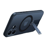 Torras Pstand Spin Case til iPhone 16 Plus (Sort)