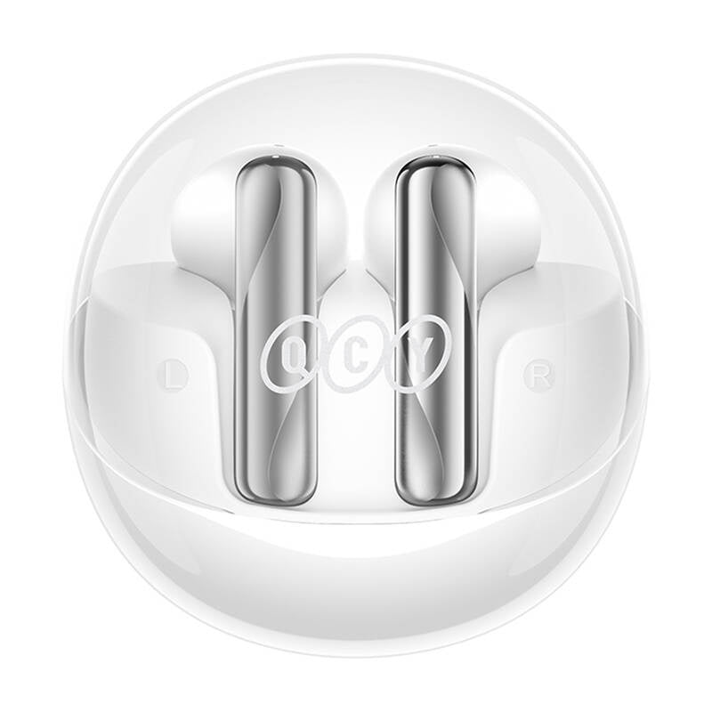 TWS QCY AilyBuds Clear T32 hovedtelefoner (hvid)