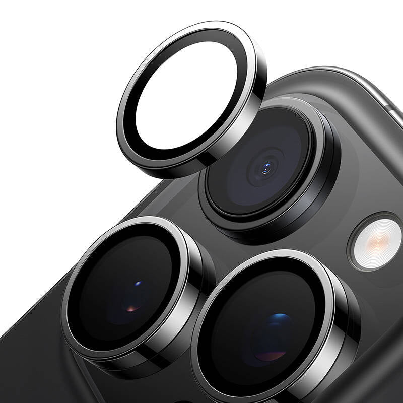 Lensguard Camera Glass til iPhone 16/16 Plus (sort)
