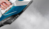 Russell Hobbs Cordless One Temperature Dampstrygejern Keramisk strygesål 2600 W Sort, Blå, Hvid