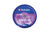Verbatim DVD+R Matt Silver 4,7 GB 100 stk