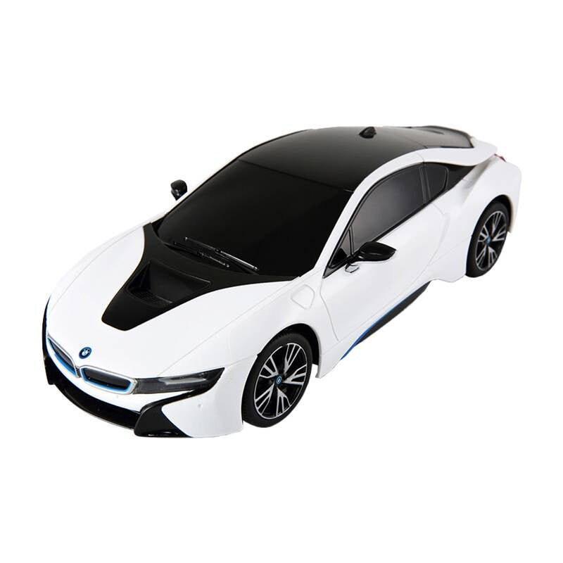 RASTAR R/C 1:18 BMW i8 fjernbetjeningsbil (hvid)