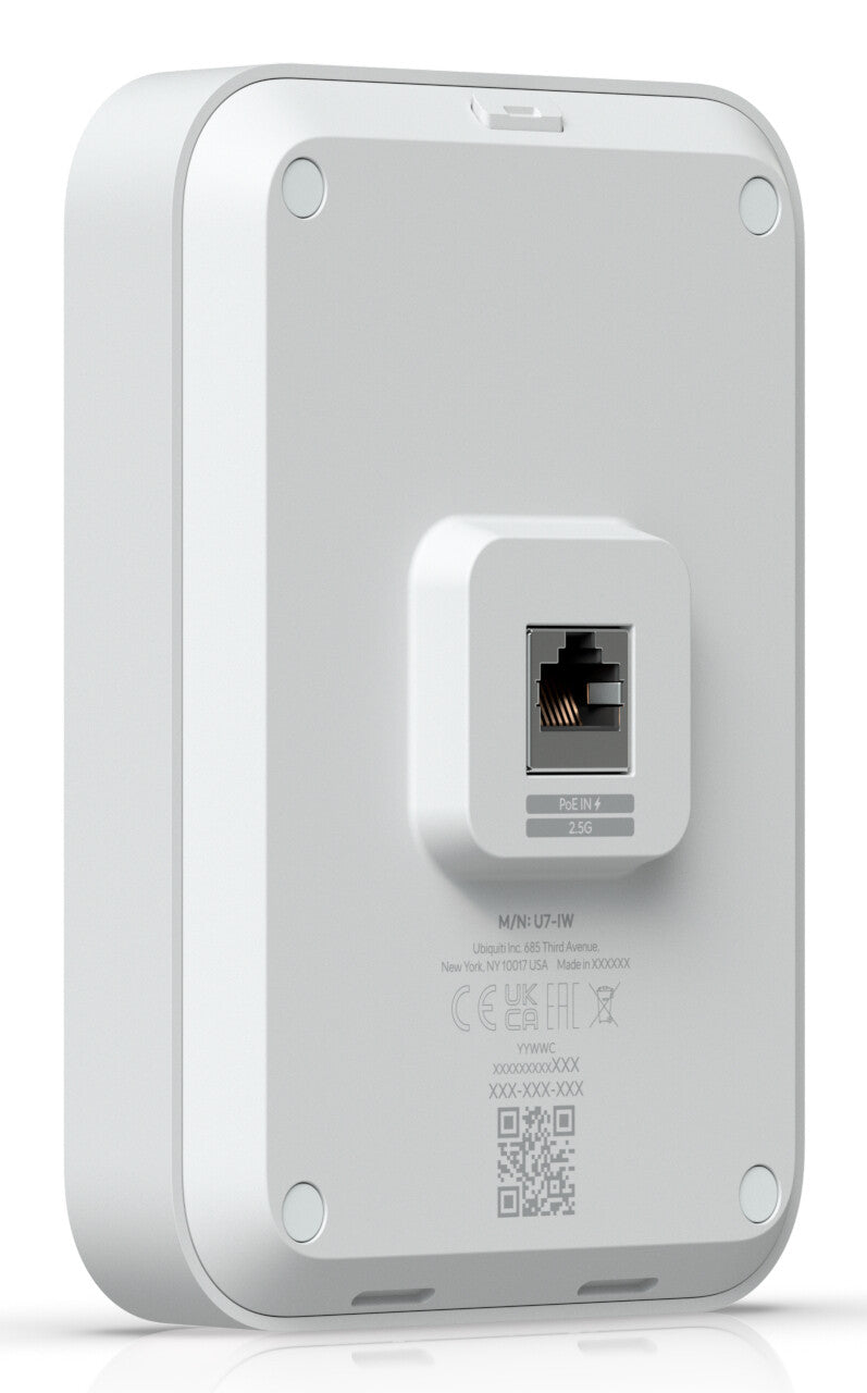 Ubiquiti UniFi U7 In-Wall Trådløs forbindelse 2,4/5GHz WiFi 7