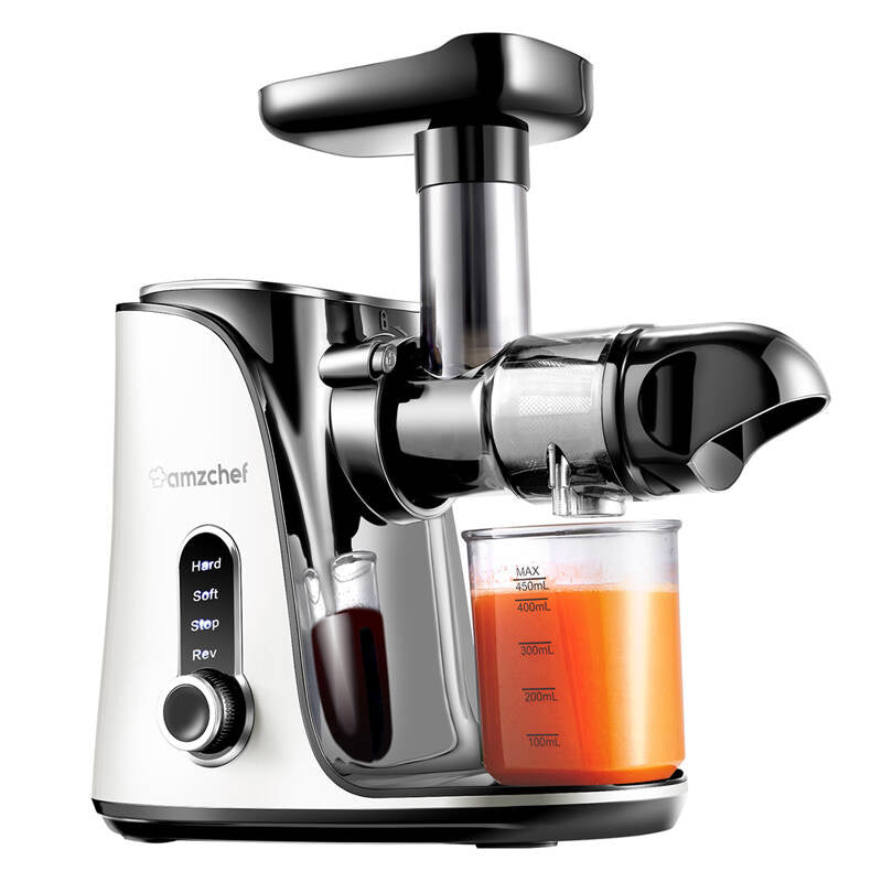 AMZCHEF GM3001-WT slow speed juicer (hvid)