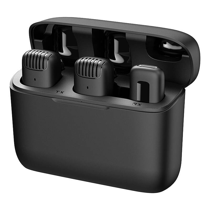 Mikrofon med opladningskasse Apexel APL-MIC008 Type-C, 2 stk.