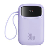 Baseus QPow 2 10000mAh 30W 2xUSB-C powerbank (lila)