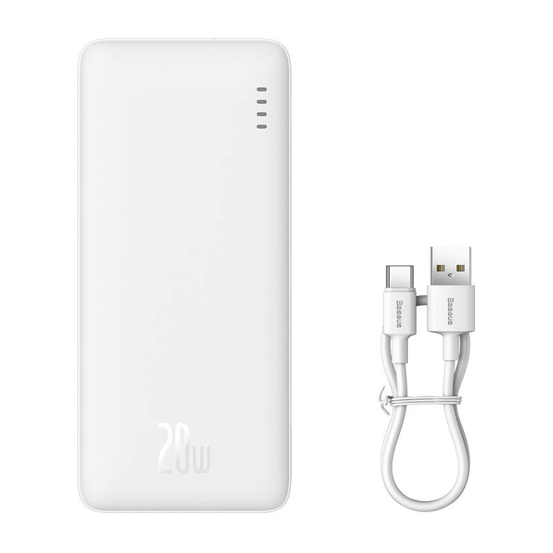 Baseus Airpow 10000mAh 20W powerbank (hvid)
