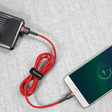 Baseus Cafule Cable CAMKLF-B09 USB-A / micro USB 2.4A 1 m - red