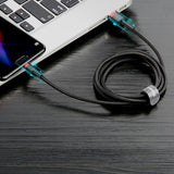 Baseus Cafule USB-A / USB-C QC 3.0 3A Cable 0.5 m - Black and Red
