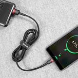 Baseus Cafule USB-A / USB-C QC 3.0 3A Cable 0.5 m - Black and Red