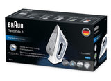 Braun TexStyle 3 SI 3054 GY Dampstrygejern 2400W Grå Hvid