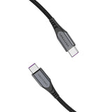 USB-C til USB-C 100W Vention TAHHD 5A 0,5m USB 3.1 Gen2 4K kabel (grå)