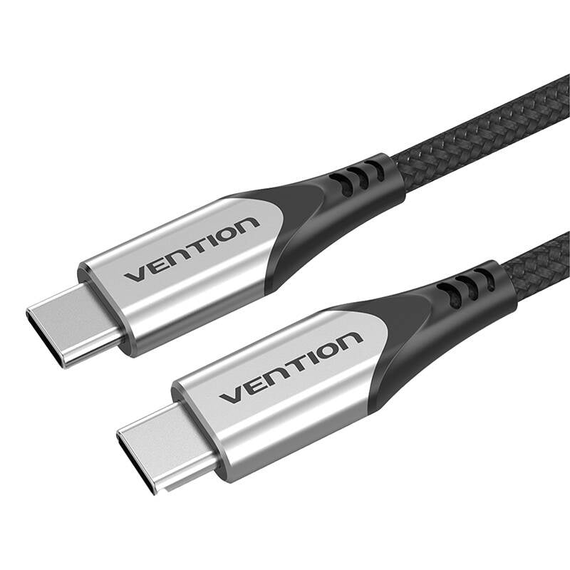 USB-C til USB-C 60W kabel Vention TAAHD 0,5 m (grå)