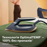 Philips PSG6066/20 Dampstrygning station 2400 W 1,8 L SteamGlide Advanced Blå, Guld