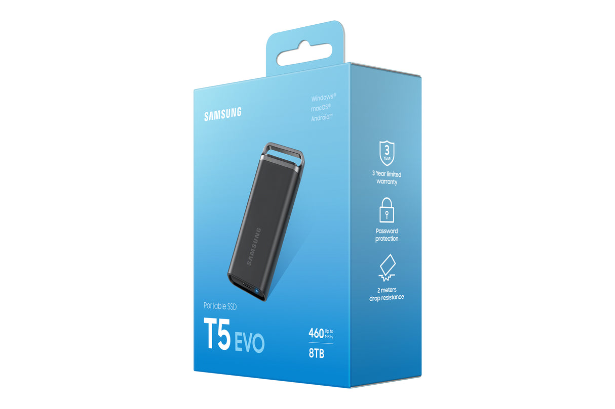 Samsung MU-PH8T0S 8 TB 3.2 Gen 1 (3.1 Gen 1) Sort