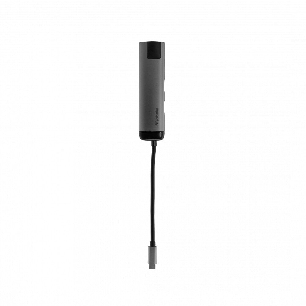 Verbatim 49141 dockingstation USB 3.2 Gen 1 (3.1 Gen 1) Type-C Sort, Sølv
