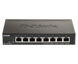D-Link DGS-1100-08PV2 Administreret L2/L3 Gigabit Ethernet (10/100/1000) Strøm over Ethernet (PoE) Sort