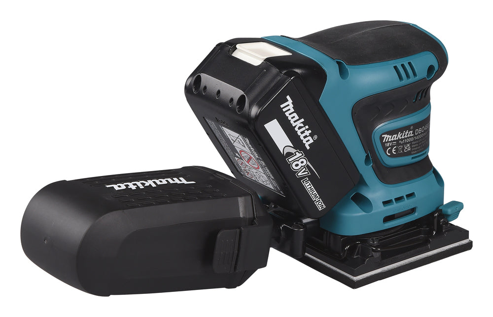 Makita DBO480Z Rystepudser 18V Batteri og lader ikke inkluderet