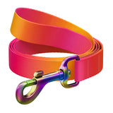 WAUDOG-gradient nylon hundeleje, 15 mm bred, 122 cm lang, orange