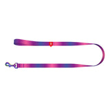 WAUDOG-gradient nylon hundeslæde, 15 mm bred, 122 cm lang, lilla