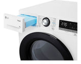 LG RV9DN9037 tørretumbler Fritstående Front-læsning 9 kg Hvid