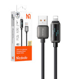 Mcdodo CA-5250 USB-A til Lightning-kabel, LED-skærm, 1,2 m
