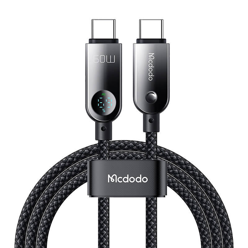 Mcdodo CA-4780 USB-C til USB-C 60W datakabel 1,2 m (sort)