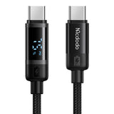 Mcdodo CA-5780 USB-C til USB-C 60W datakabel 1,2 m (sort)