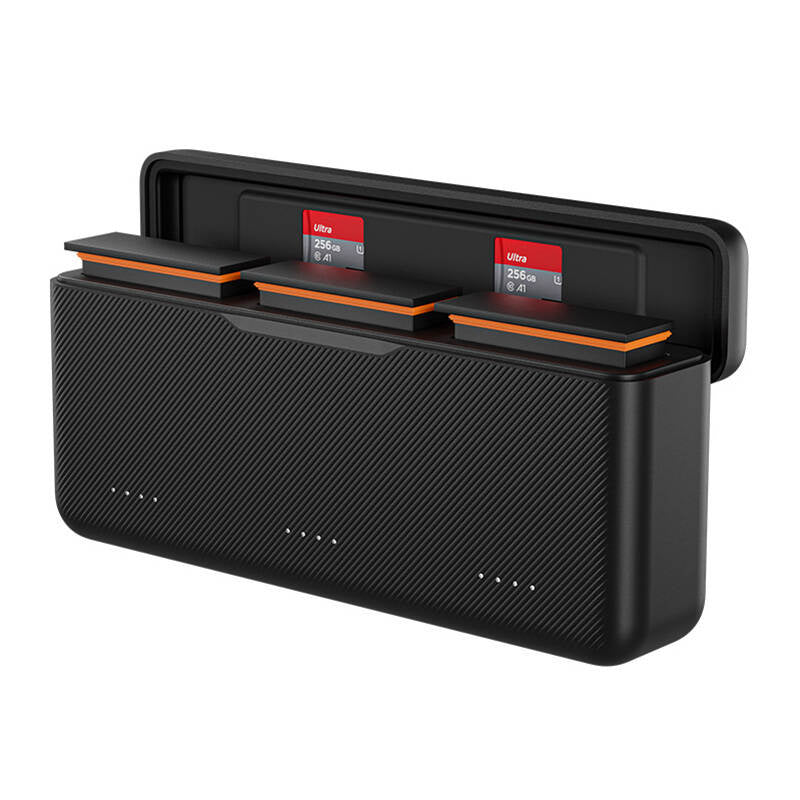 TELESIN tre-kanals oplader til DJI Action4/3/5pro