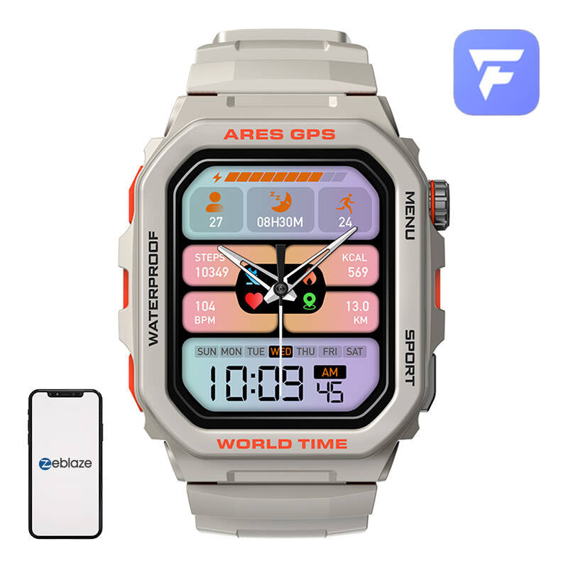 Zeblaze Ares GPS smartwatch (hvid)