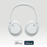 Sony WH-CH720 Headset Kabel & trådløs Opkald/musik USB Type-C Bluetooth Hvid