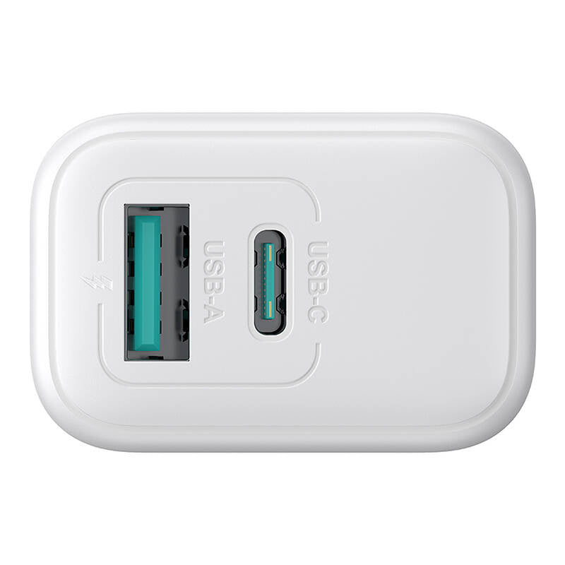 Joyroom JR-TCF21 Dual-Port (A + C) Power Charger (hvid)