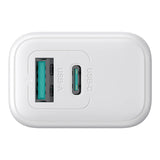 Joyroom JR-TCF21 Dual-Port (A + C) Power Charger (hvid)