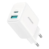 Joyroom JR-TCF21 Dual-Port (A + C) Power Charger (hvid)