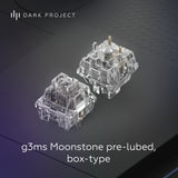 Dark Project Tamsus projektas ALU87B Bushido, G3MS Moonstone Switch, JAV tastatur Hjemme/kontor QWERTY Engelsk