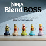 Ninja BlendBoss 0,71 L Bærbar blender 1100 W Blå, Sort